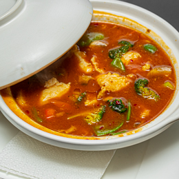 Poulet curry rouge Thaï